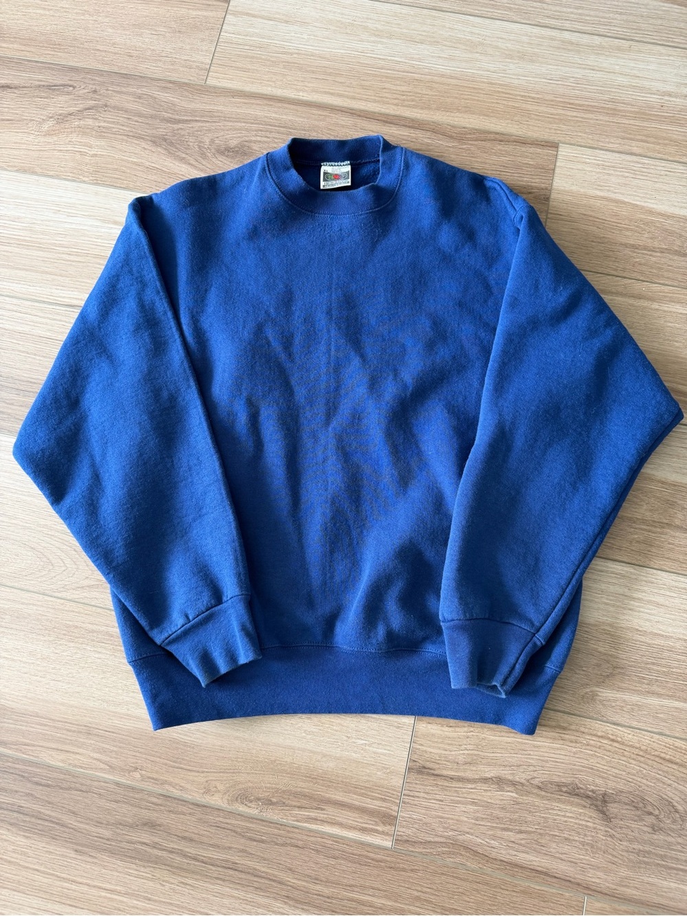 Vintage Fruit of the Loom Blue Crewneck Sweatshirt